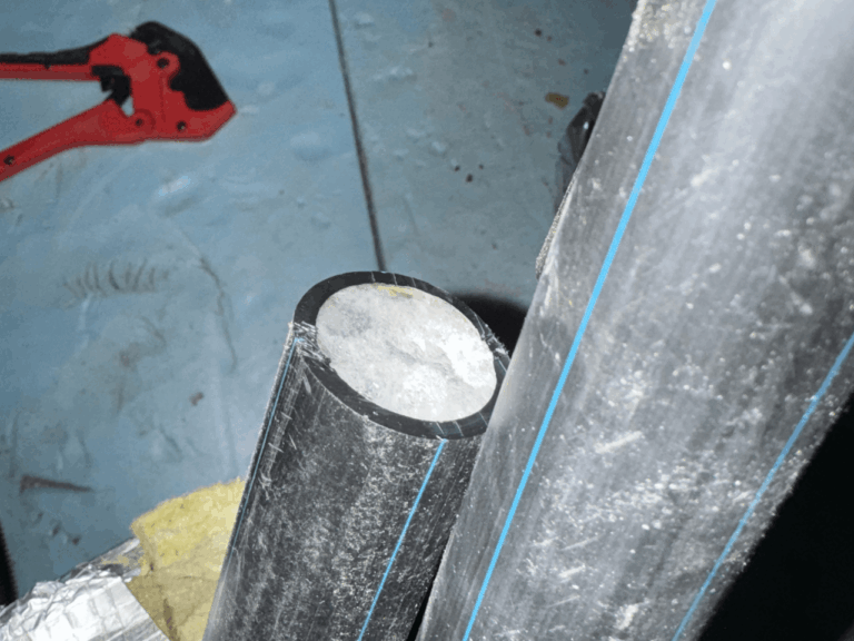 jäätyneen putken sulatus